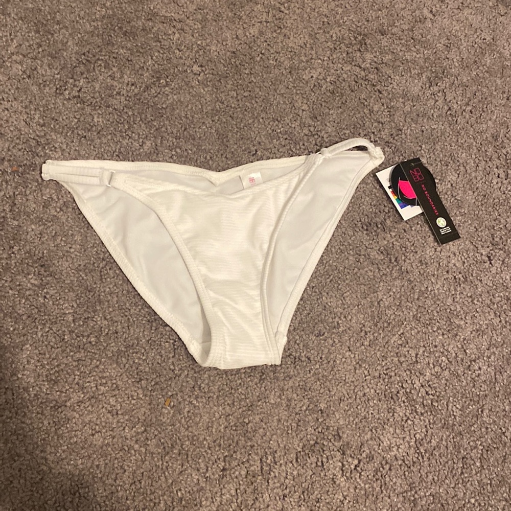 White bathing suit bottoms